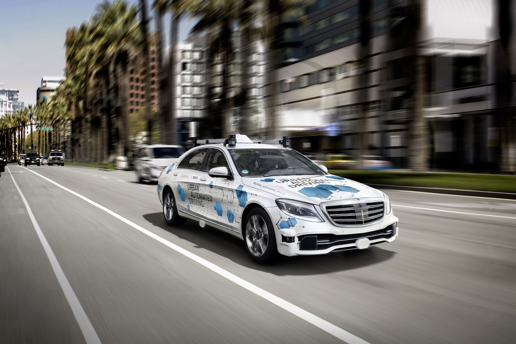 Bosch and Daimler are starting trials in San Jose, California, of their highly and fully automated driving (SAE Level 4/5) on-demand ride-hailing service, later this year.