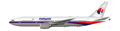 Malaysia airlines Boeing 777.