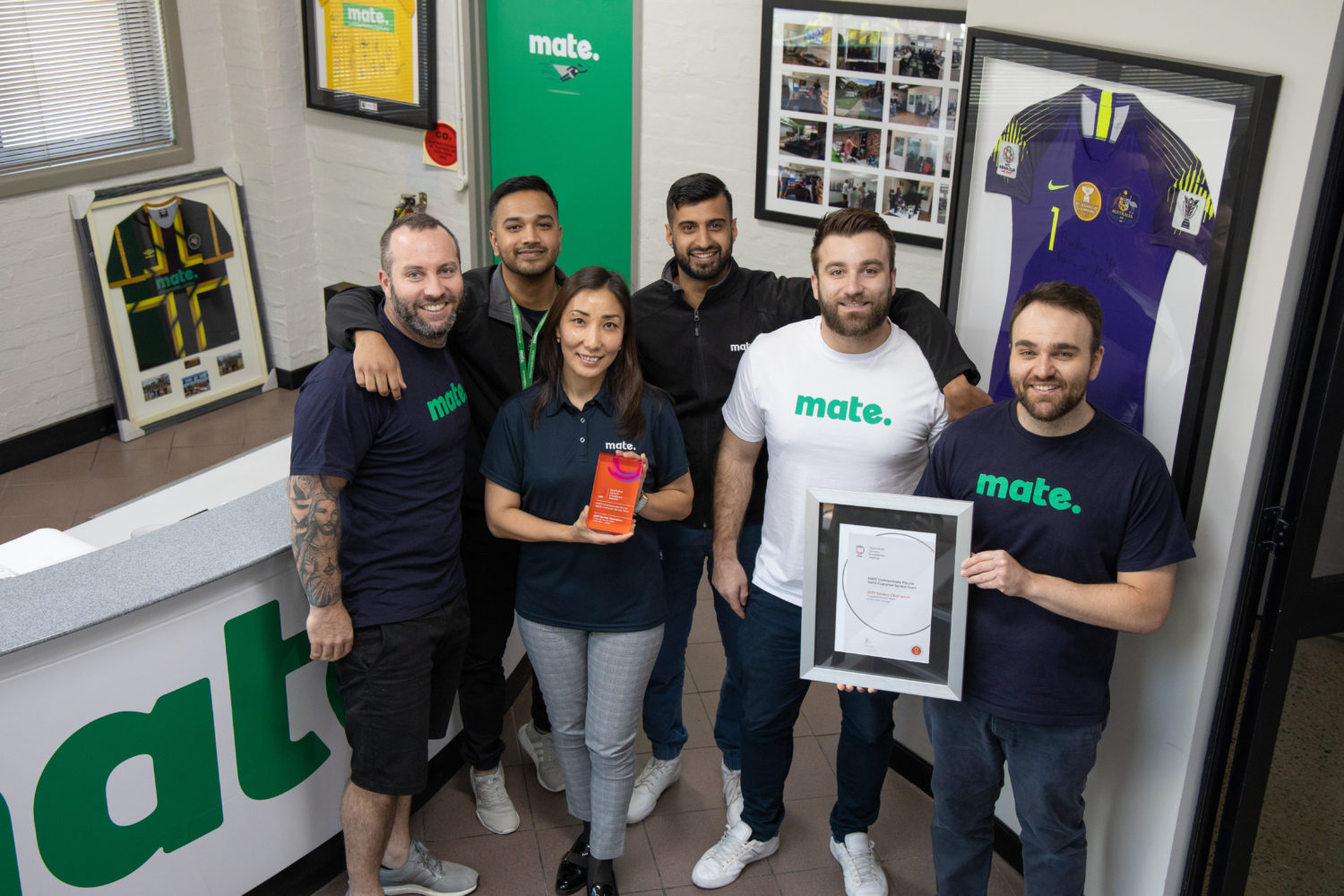Mate, founded by brothers Mark and David Fazio, and their award-winning team.