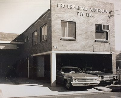 Where it all began in Australia: CRC's original North Ryde, Sydney, factory.
