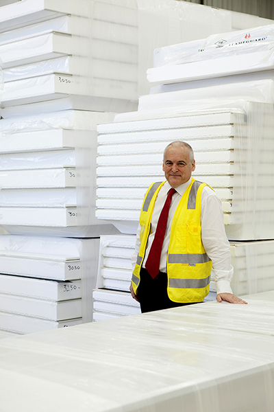 Geoff Marsdon at the Bondor R&D centre.