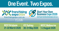 Franchising Expo + Start Your Own Business Expo 2026 - Melbourne